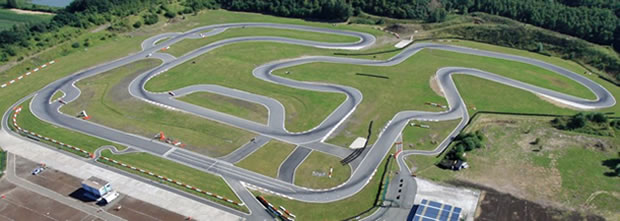 photo aerienne du circuit de karting de la metropole. 59 - Nord, 62 - Pas de Calais