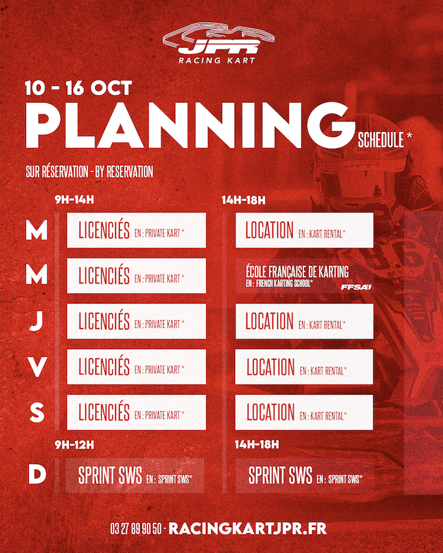 planning du 10 au 16 nov planning du 10 au 16 nov